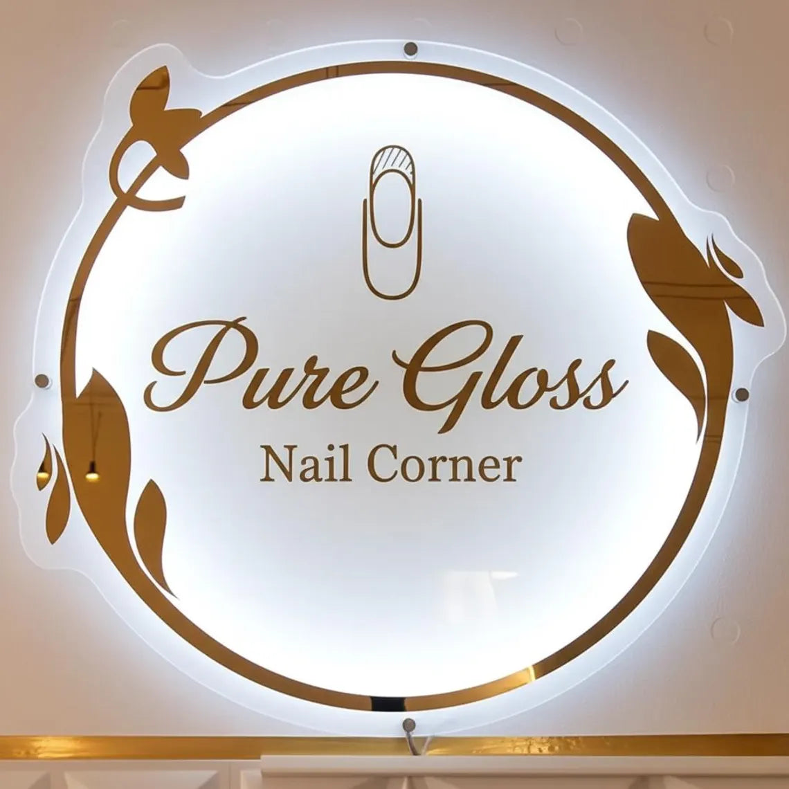 Custom Backlit Acrylic Business Logo Sign