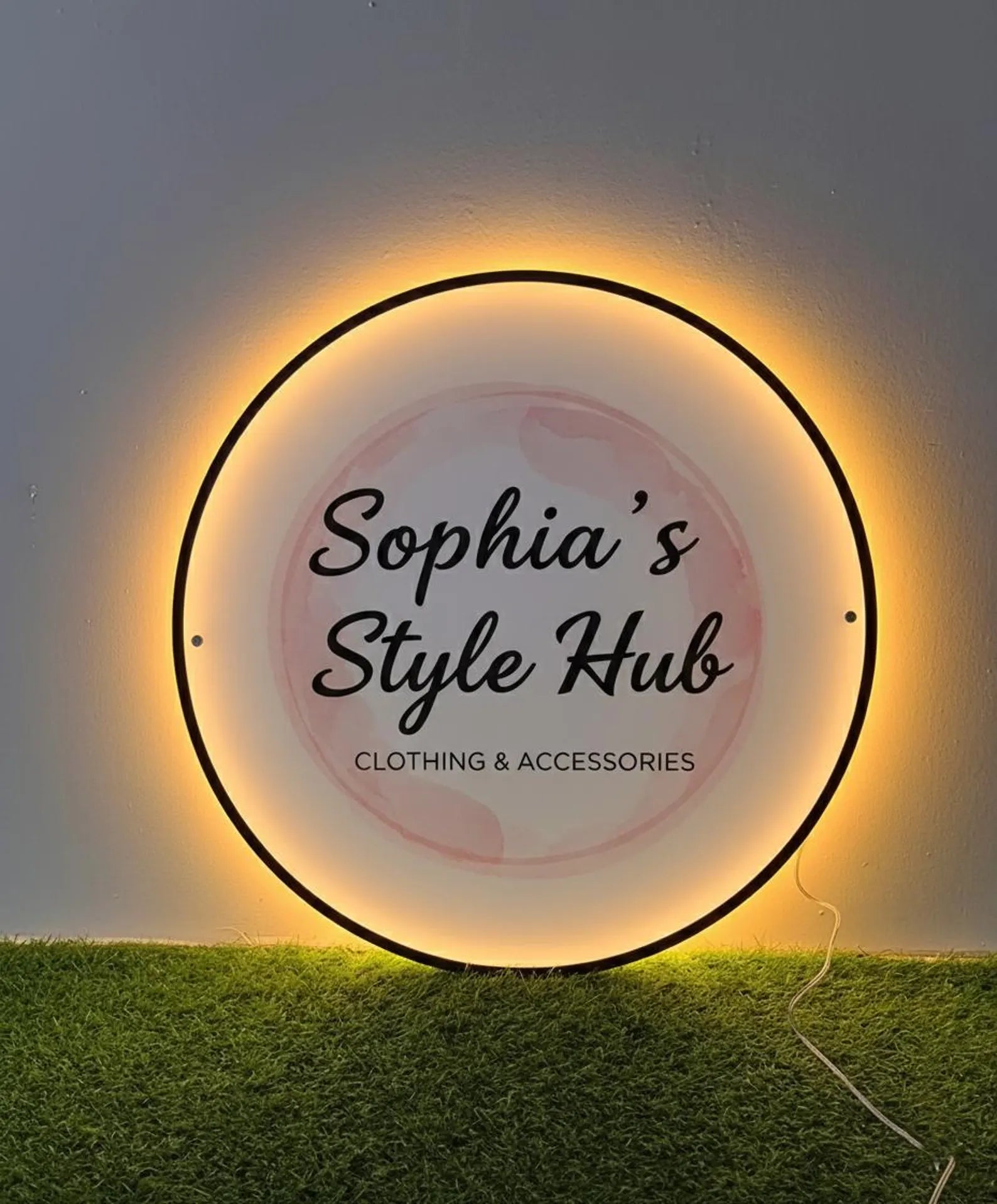 Custom Backlit Acrylic Logo Sign