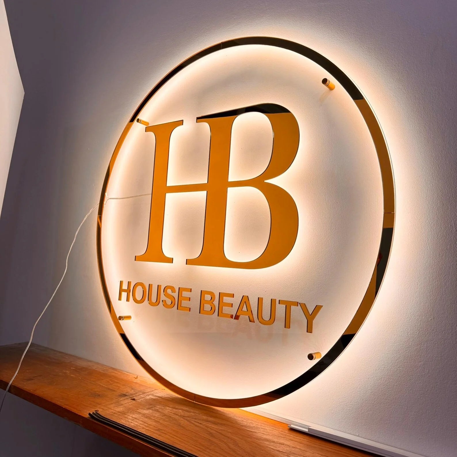 Custom Backlit Acrylic Sign