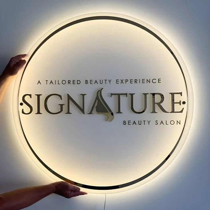 Custom Backlit Sign 3D Acrylic Sign 3D LED Logo