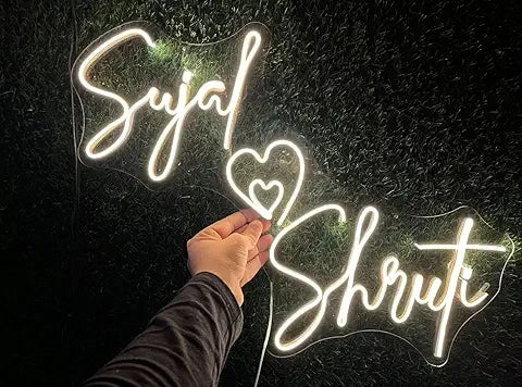 Custom Couple Neon Sign Name