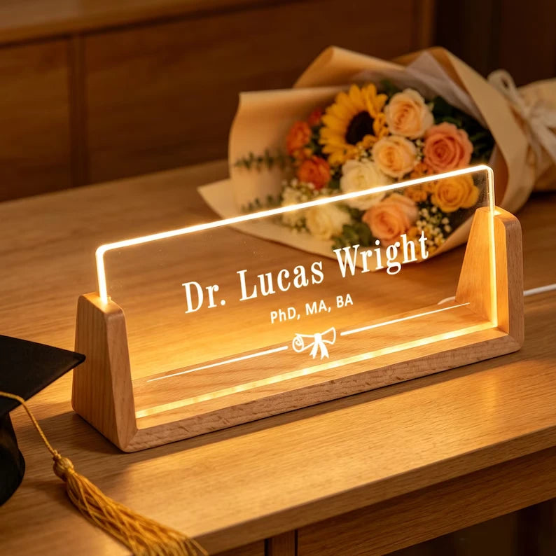 Custom Personalized LED Name Plate
