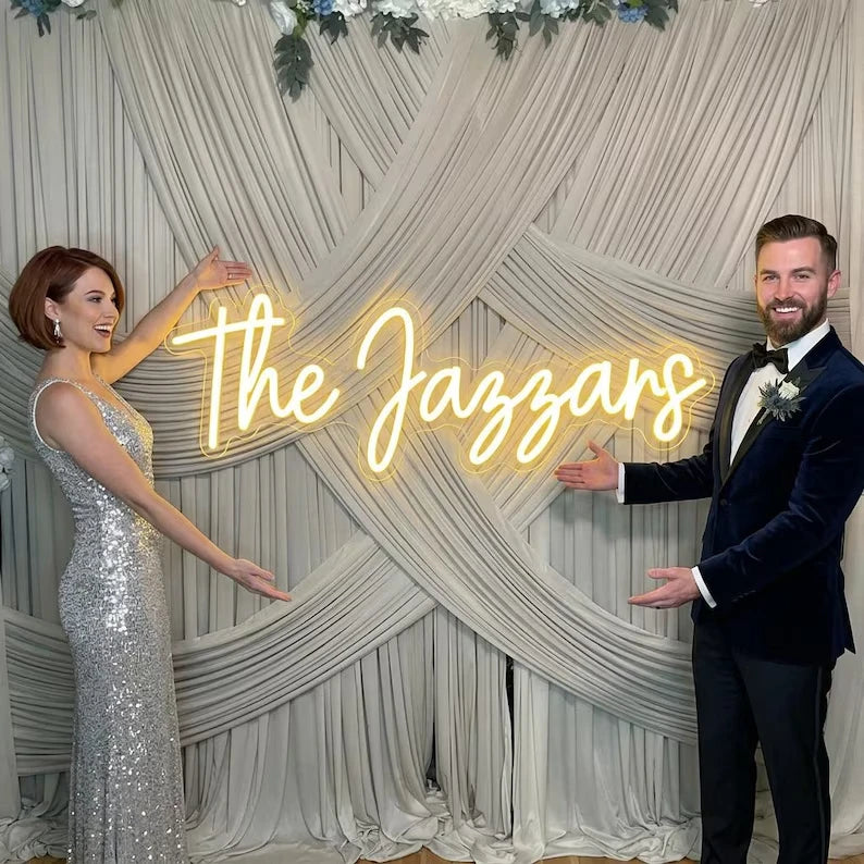 Custom Wedding LED Sign Neon Reception Sign