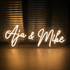 Custom Wedding Neon Sign Personalized Couple Name LED Light