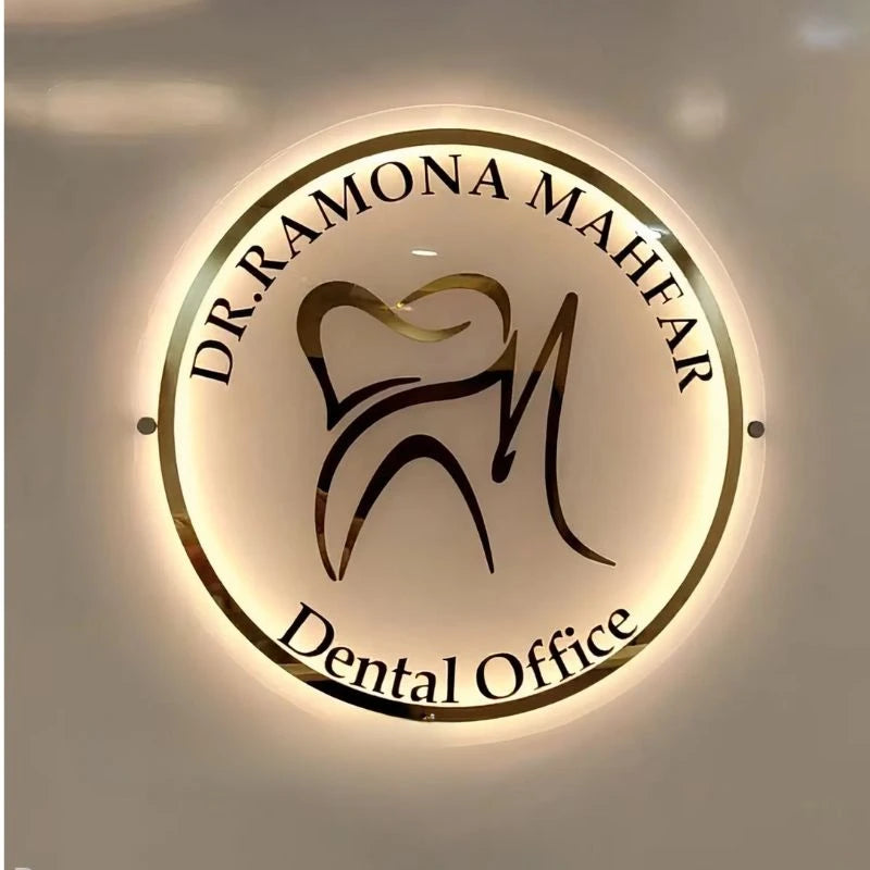 Customized 3D Acrylic LED Backlit Sign
