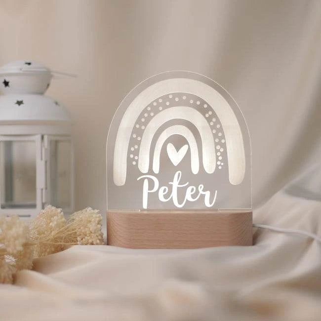 Customized LED Name Night Light With Rainbow