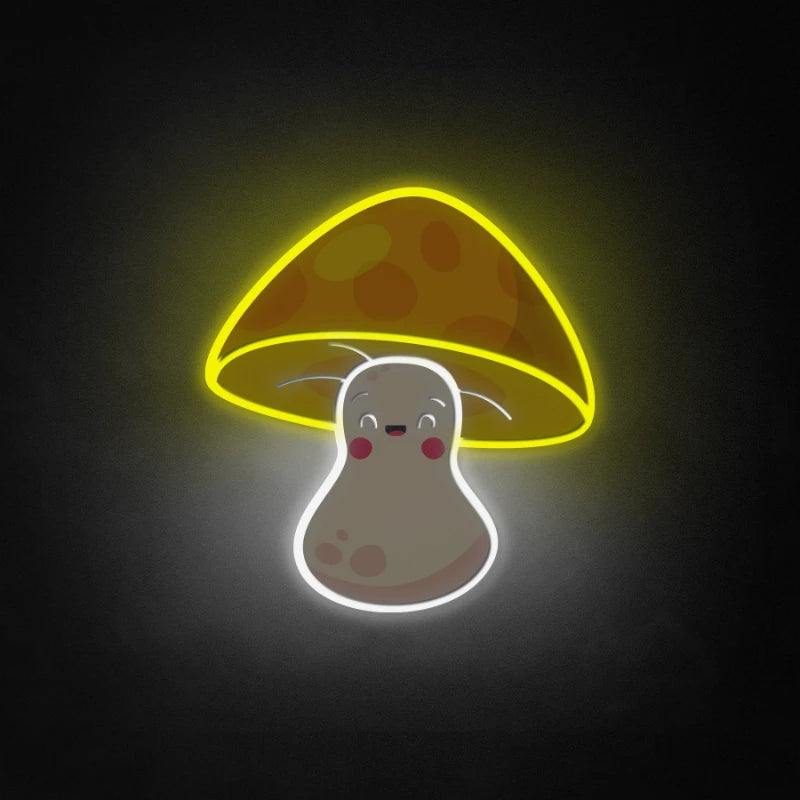 Cute Mushroom LED Neon Sign