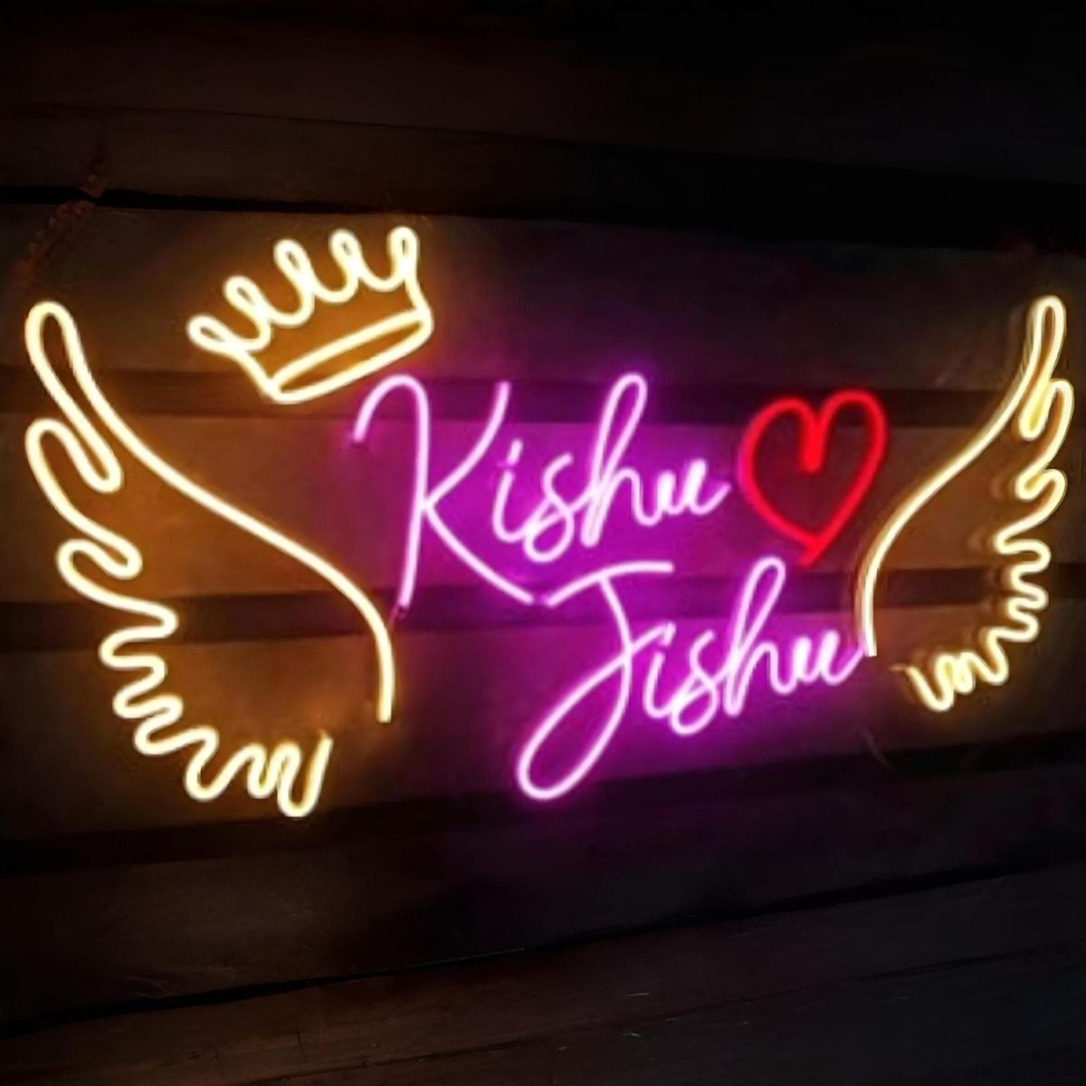 Personalized Couple Name Bedroom Neon Sign