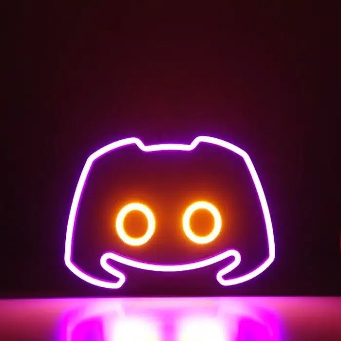 Discord Logo Neon Sign LED Light