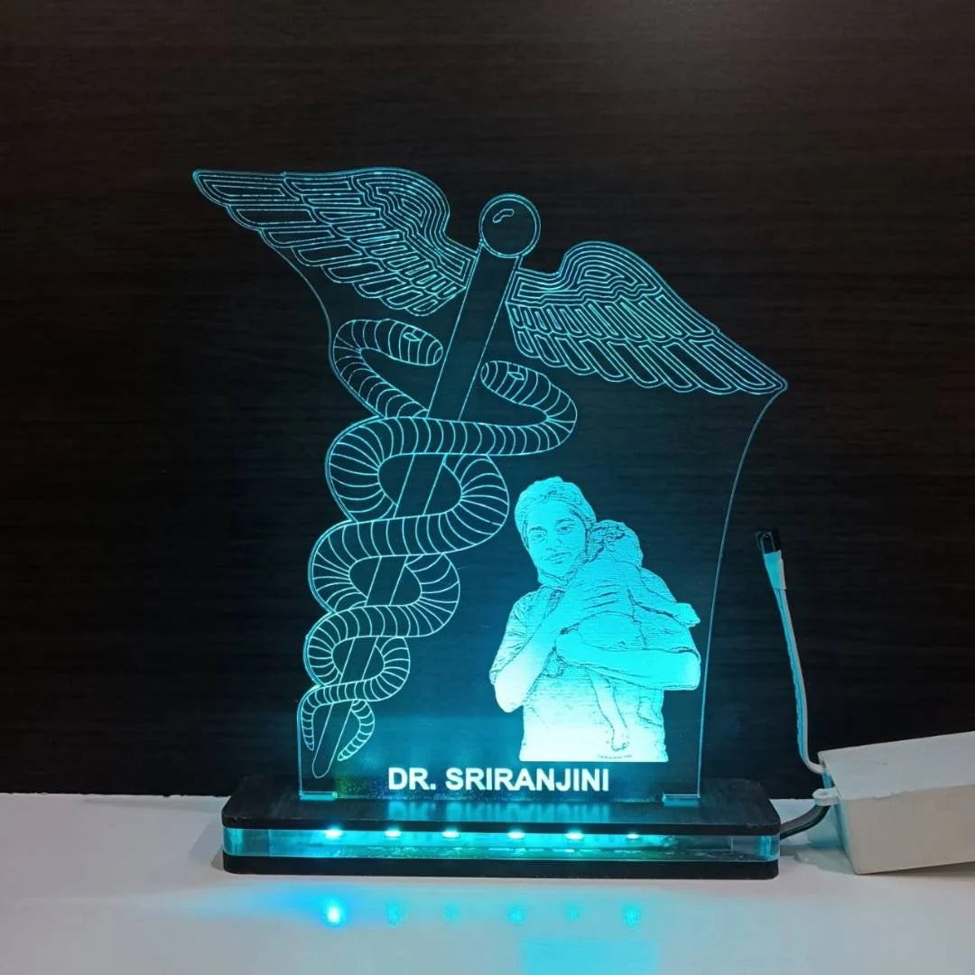 Doctor LED Table Top With Name Customization