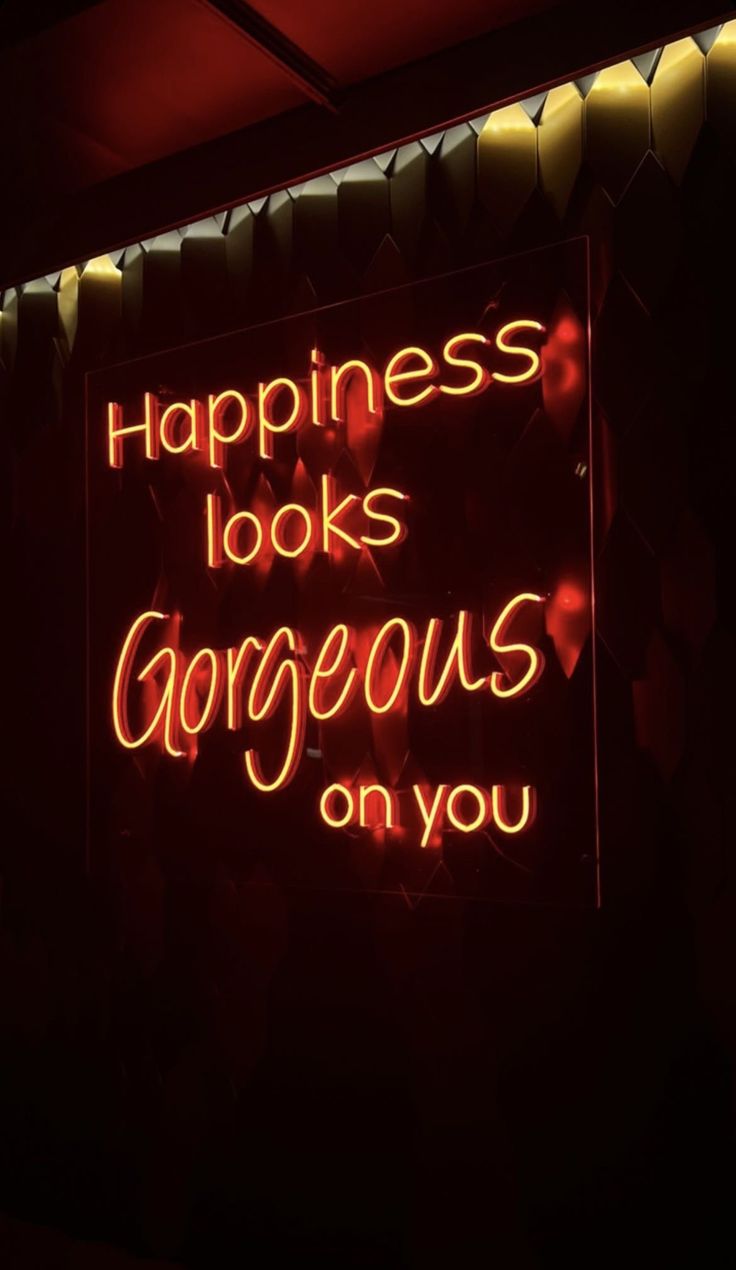 Happiness looks gorgeous on you