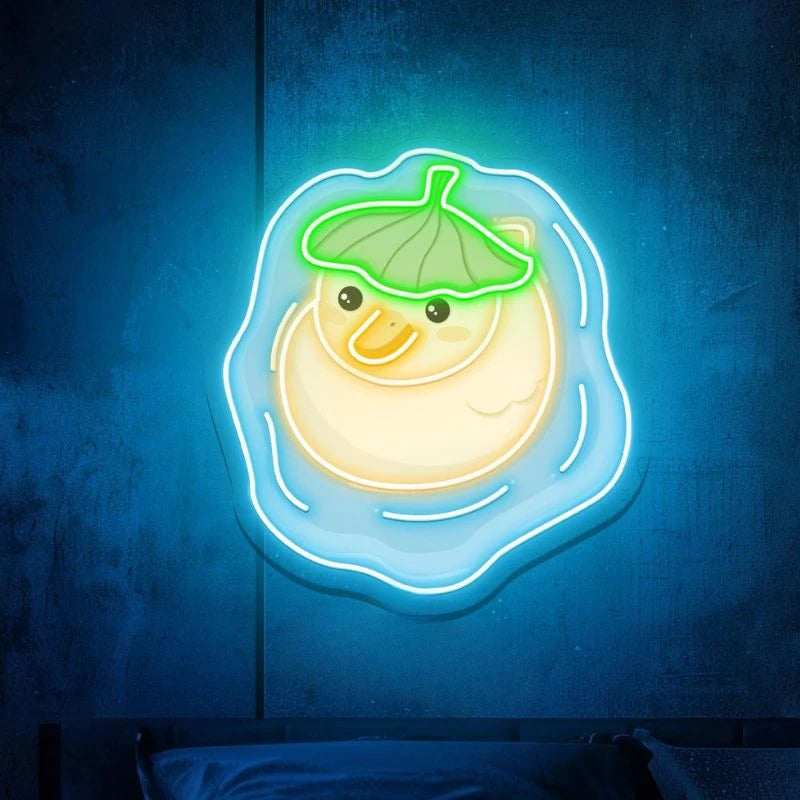 Duck UV Printed Neon Sign