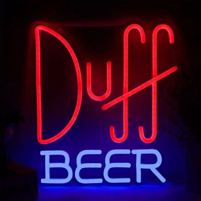 Duff Beer Logo Neon Sign LED Light