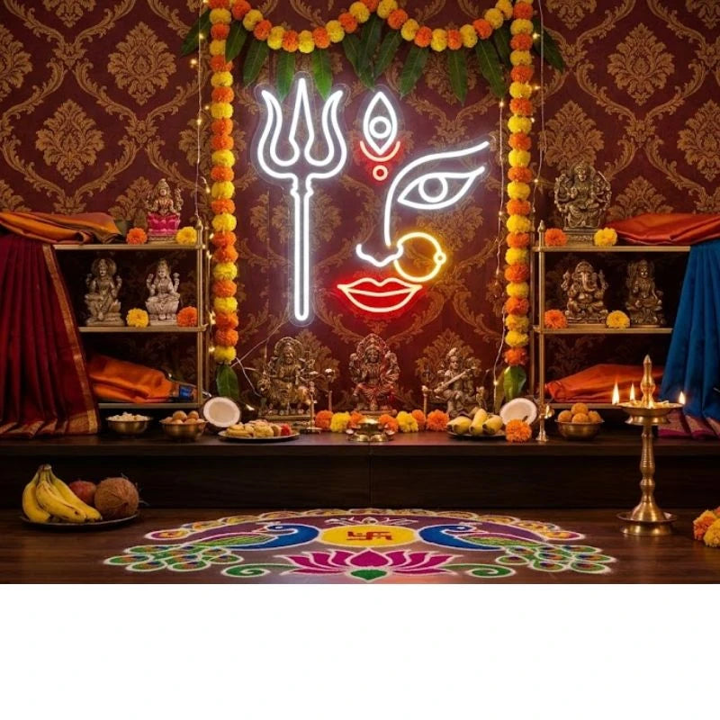 Durga Mata LED Neon Sign