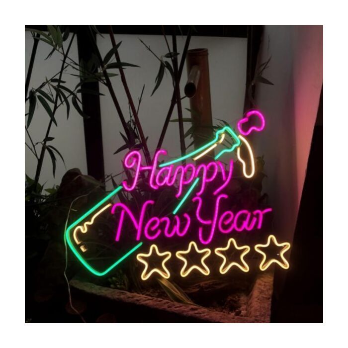 New Year party Neon Sign Board