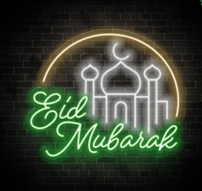 Eid Mubarak Neon Sign