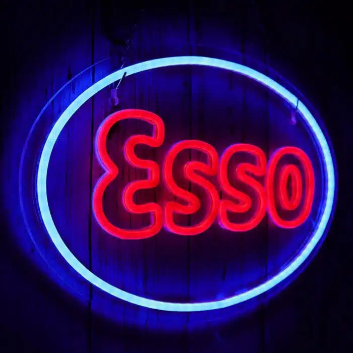 Esso Logo Neon Sign LED Light