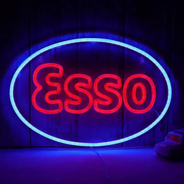 Esso Logo Neon Sign LED Light