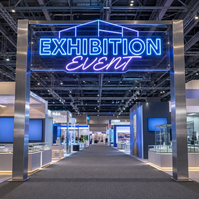 Exhibition Entrance Event Neon Sign