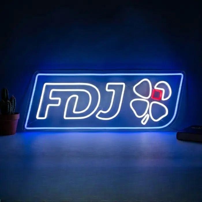 FDJ Logo Neon Sign LED Light