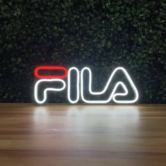 FILA Logo Neon Sign LED Light