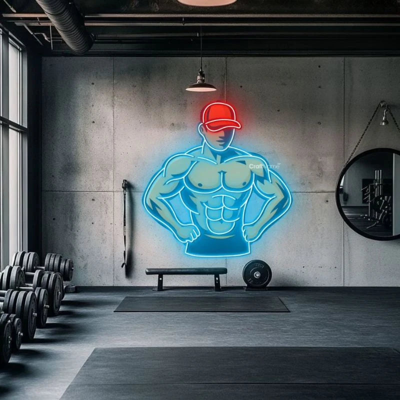 Fitness Center Wall Neon Sign Art