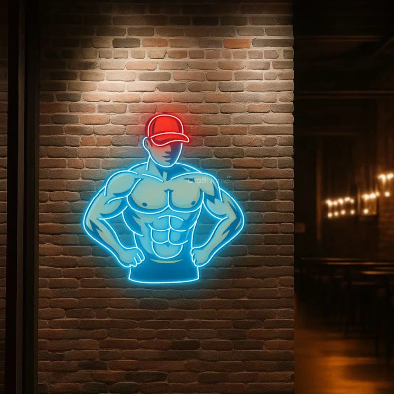 Fitness Center Wall Neon Sign Art