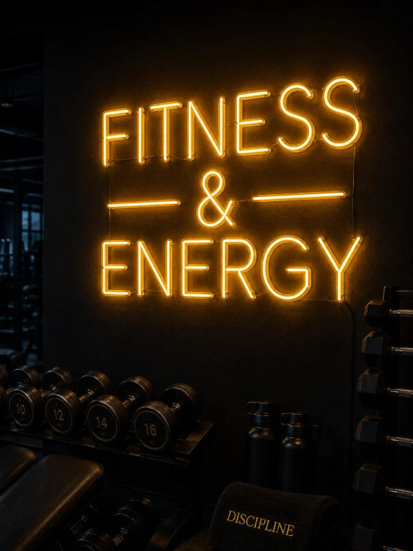 Fitness & Energy Neon Sign