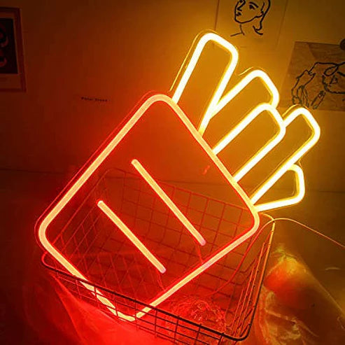 French Fries Neon Signs
