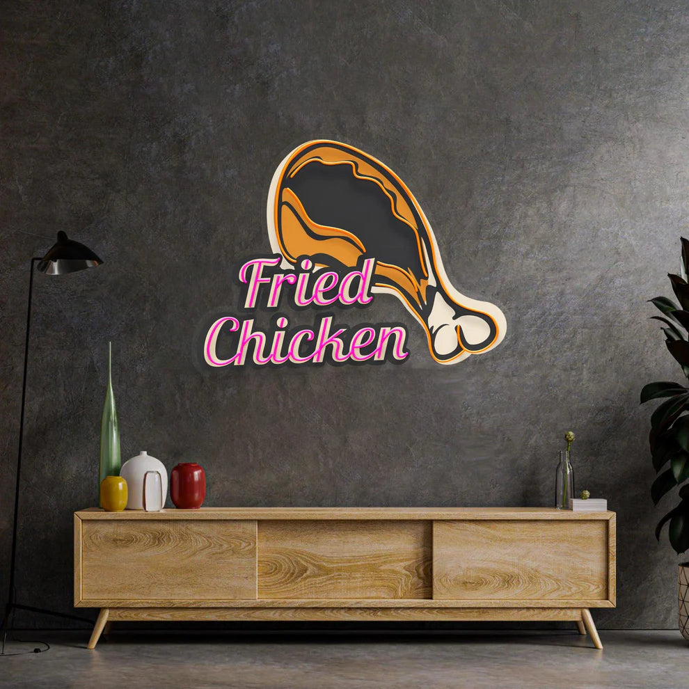 Fried Chicken LED Neon Light