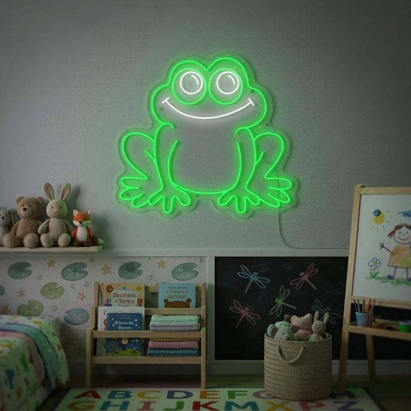 Frog Neon Light Decor