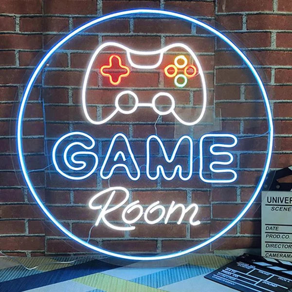 Game Room Neon Sign Board