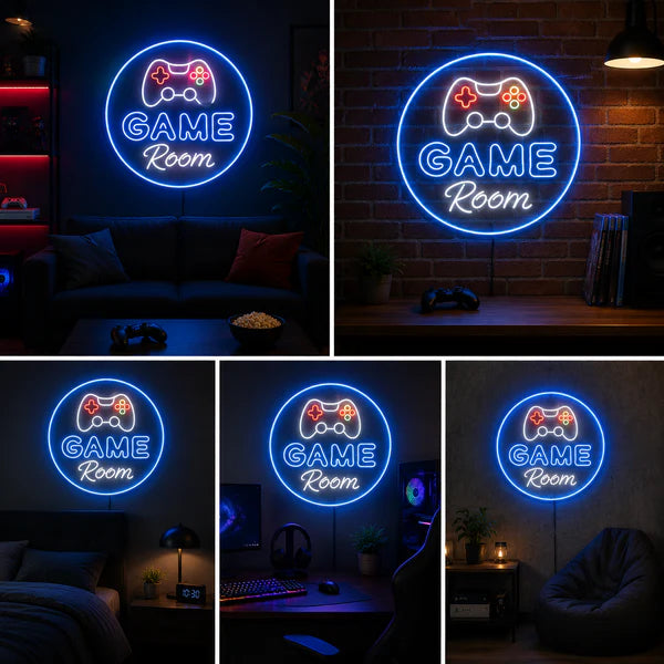 Game Room Neon Sign Board