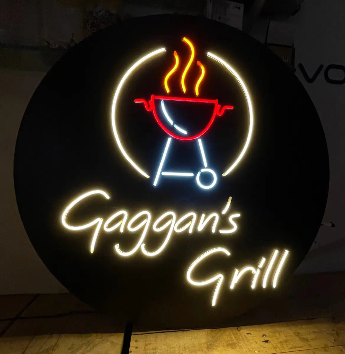 Gaggan's Grill Logo Neon Sign LED Light