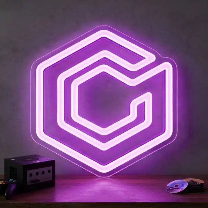 GameCube Logo Neon Sign LED Light