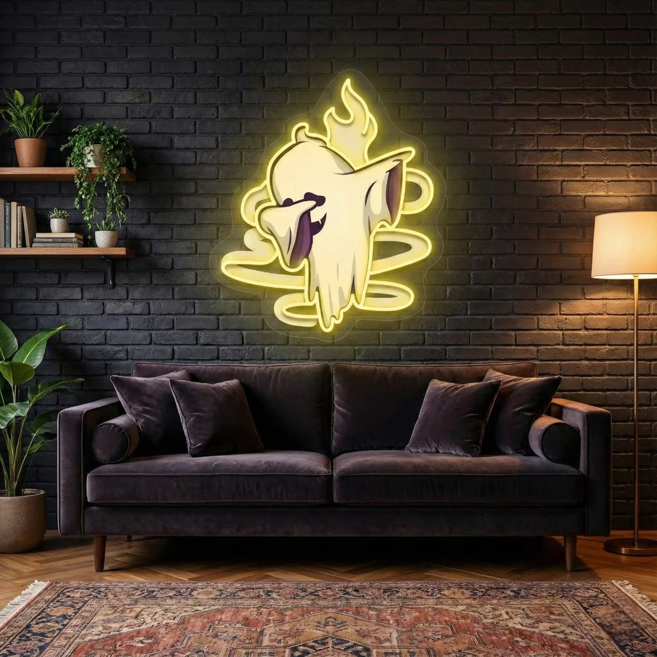Ghost UV Print Neon Sign