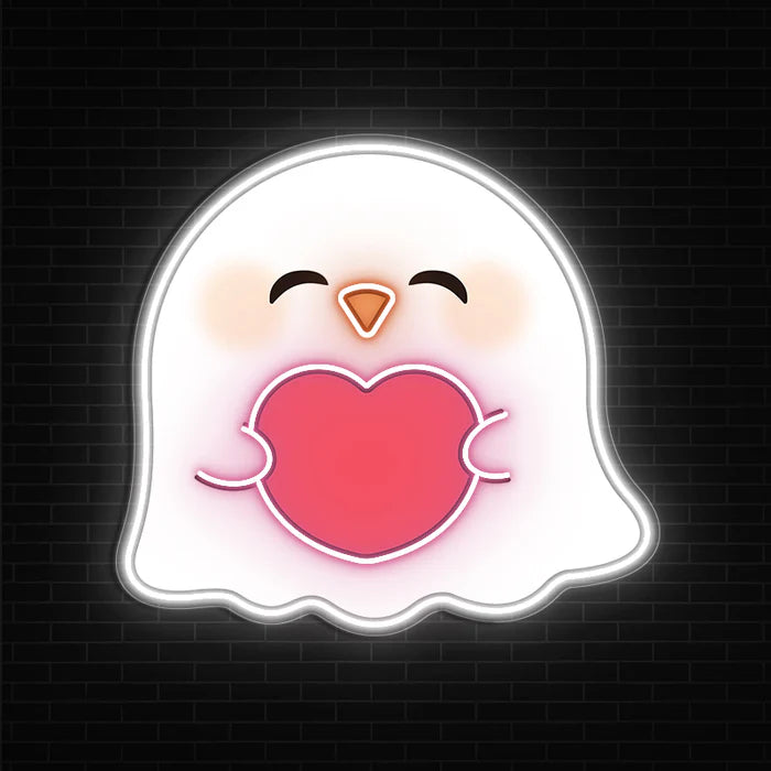 Ghost UV Print Neon Sign Print