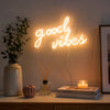 Good Vibes LED Neon Sign