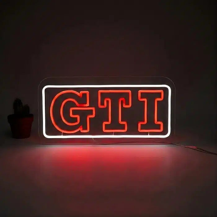 GTI Logo Neon Sign LED Light