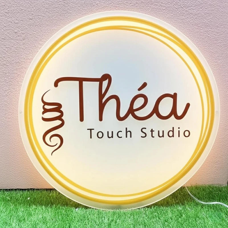 Handmade 24 Inch Custom Acrylic Backlit Logo