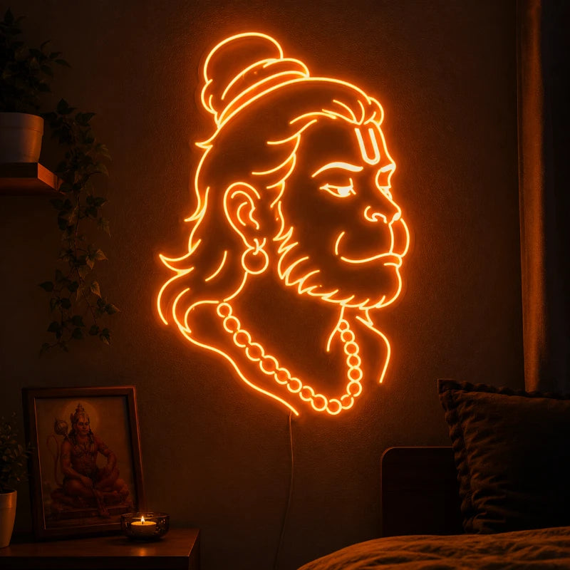 Hanuman Neon Light Sign