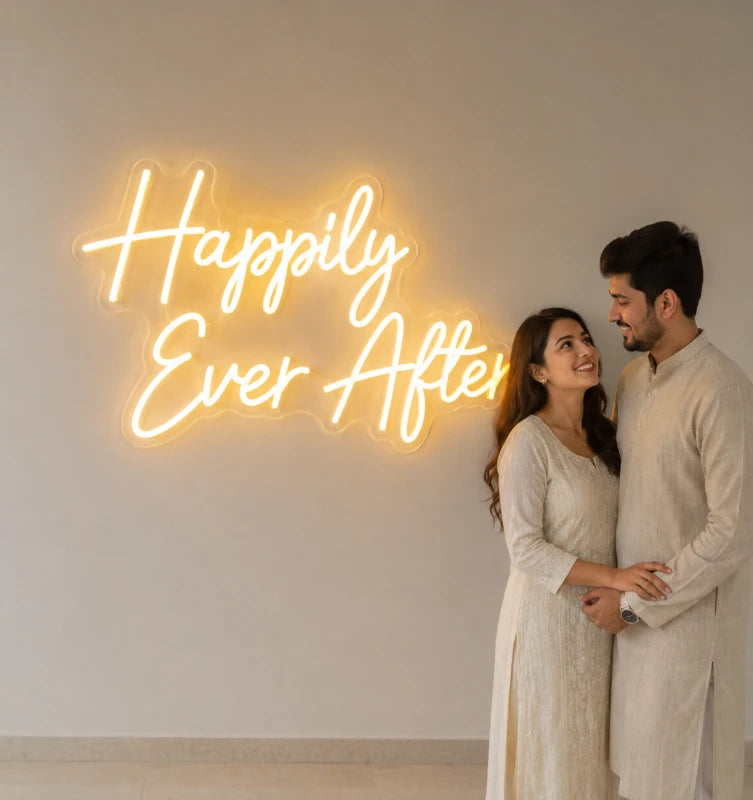 Happily Ever After LED Neon Sign