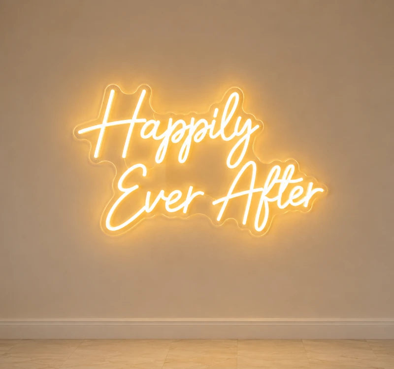 Happily Ever After LED Neon Sign
