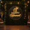 Happy Retirement Travel Neon Sign