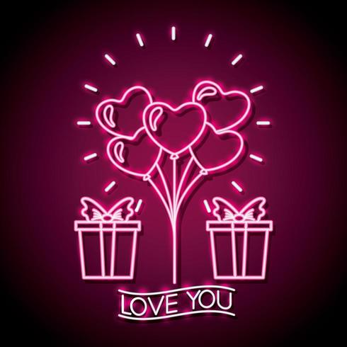 Valentine's Day Gift Neon Art