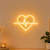 Heartbeat EKG Line Neon Sign For Couple Room