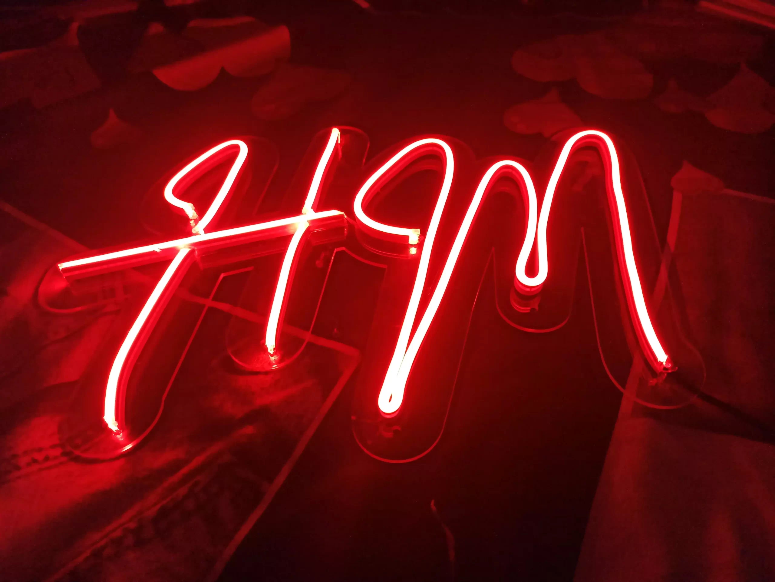 H&M Logo Neon Sign LED Light