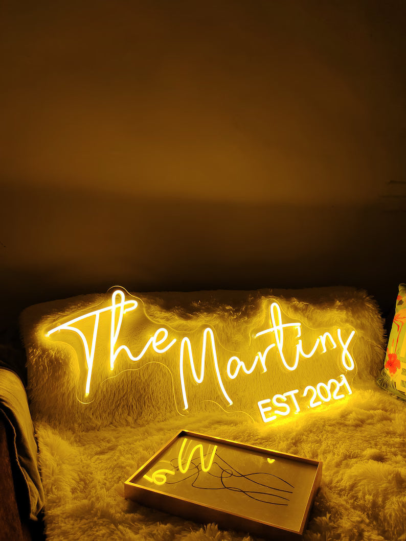 LED Neon Logo Flex Tubing Handmade Light