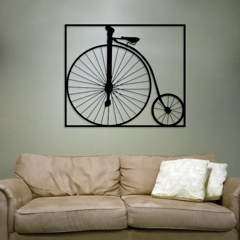 Wooden Bicycle Wall Art