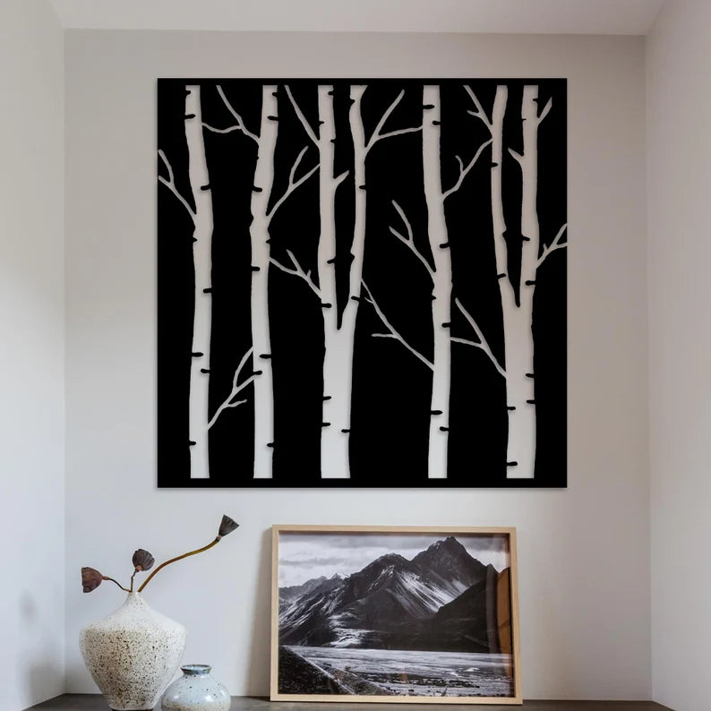 Unique Wooden Tree Branch Wall Decoration